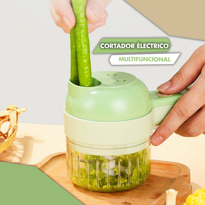 Cortador de verduras eléctrico multifuncional